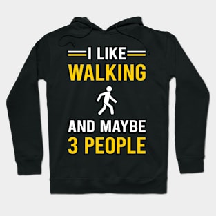 3 People Walking Hoodie